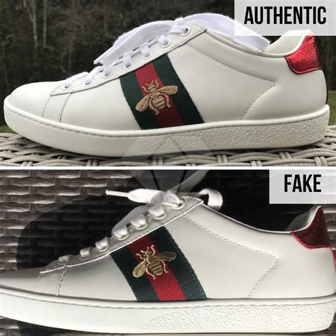 gucci ace sneakers fake vs real|Gucci ace sneakers snakes.